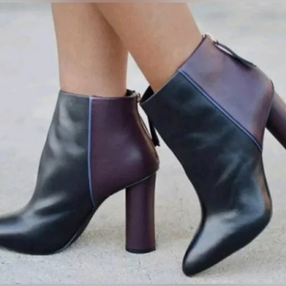 Cabi Colorblock Bisset Ankle Boots size 10 - Picture 1 of 5